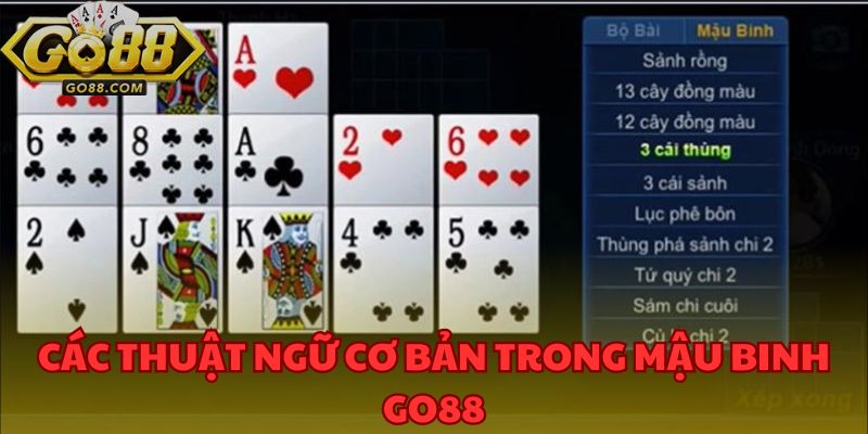 Các thuật ngữ cơ bản trong mậu binh GO88 để chơi thành thạo