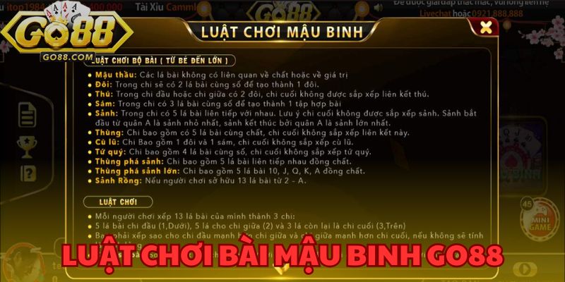 Hướng dẫn xếp bài và tính điểm đơn giản trong game