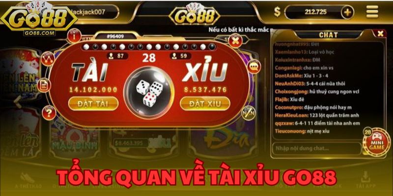 Tài xỉu GO88 - Game cá cược dễ chơi, tỷ lệ thắng cao